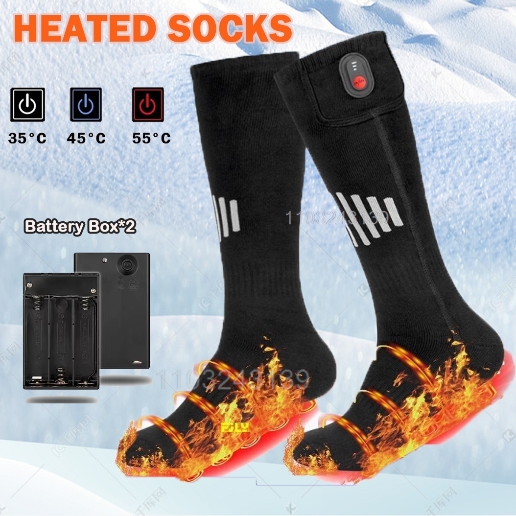 Winter Heated Socks With Batte - Thermal Sock Winter avaliação e preço