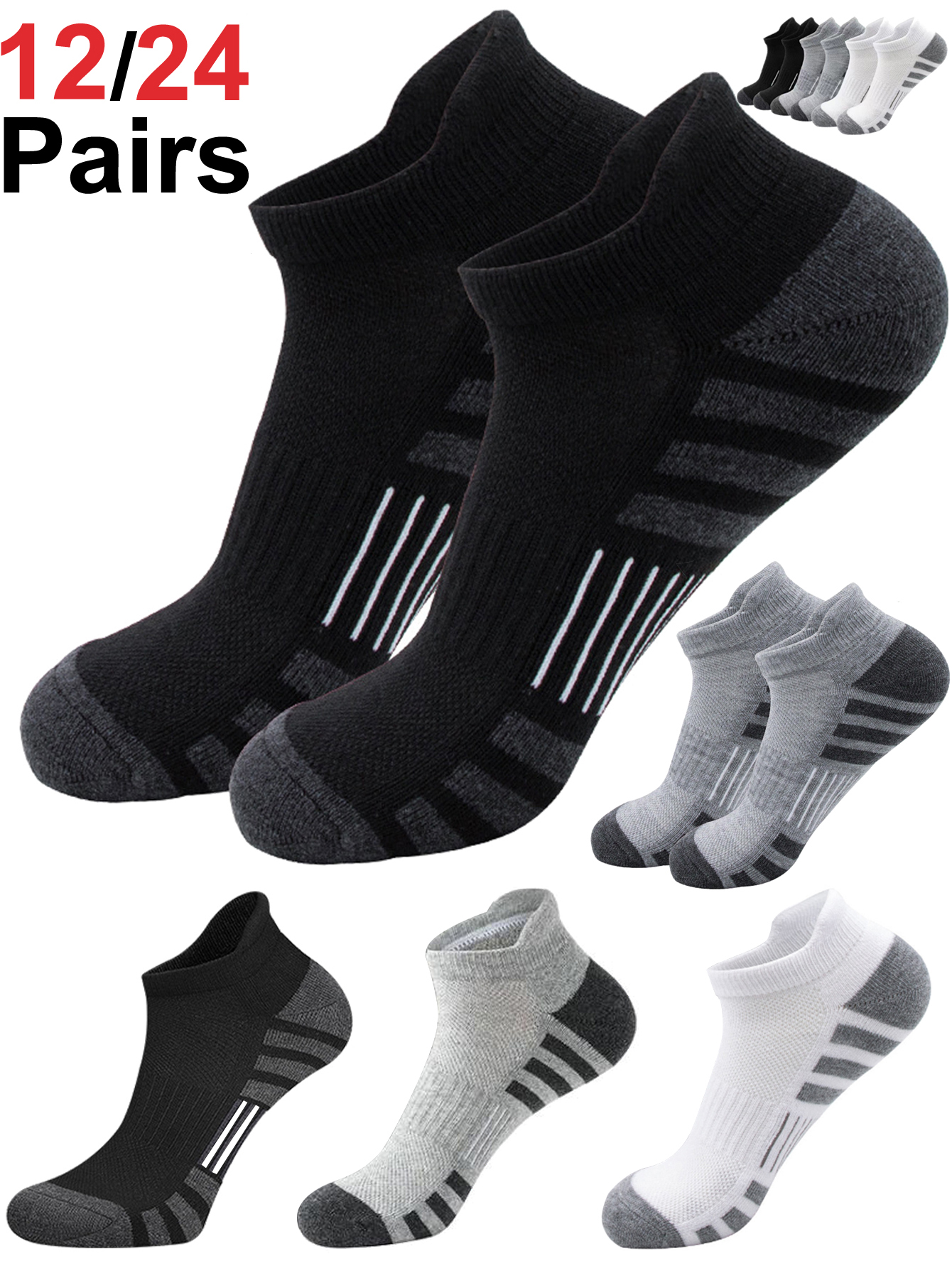 Cushioned Breathable Ankle Ath - Athletic Sock Cushion avaliação e preço