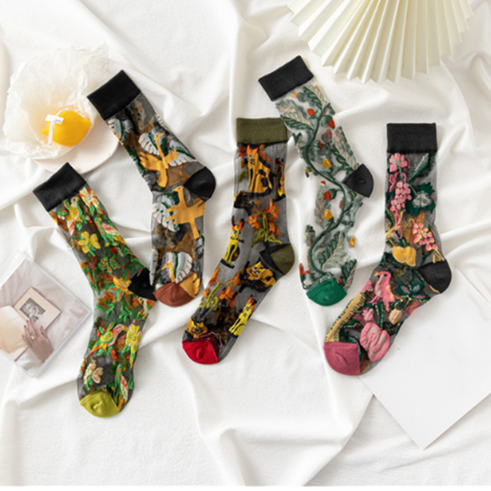Woman Lace flower short sock t - Invisibility Sock Loafer avaliação e preço