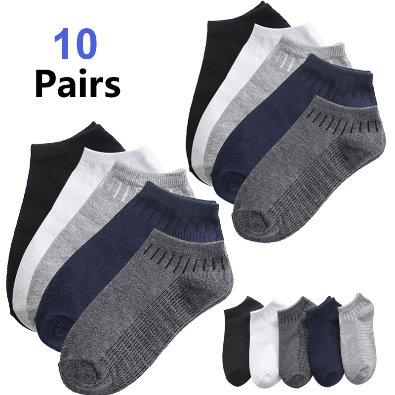 5/10 Pairs Men's Ankle Socks A - Ankle Sock Low Cut avaliação e preço