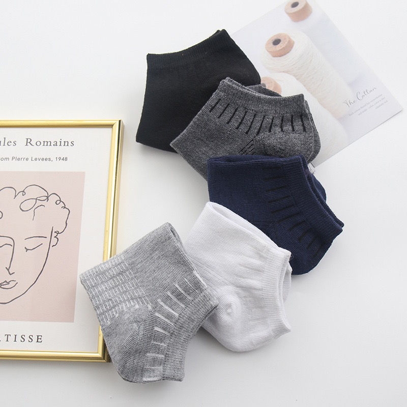 5/10 Pairs Men's Ankle Socks A - Ankle Sock Low Cut avaliação e preço