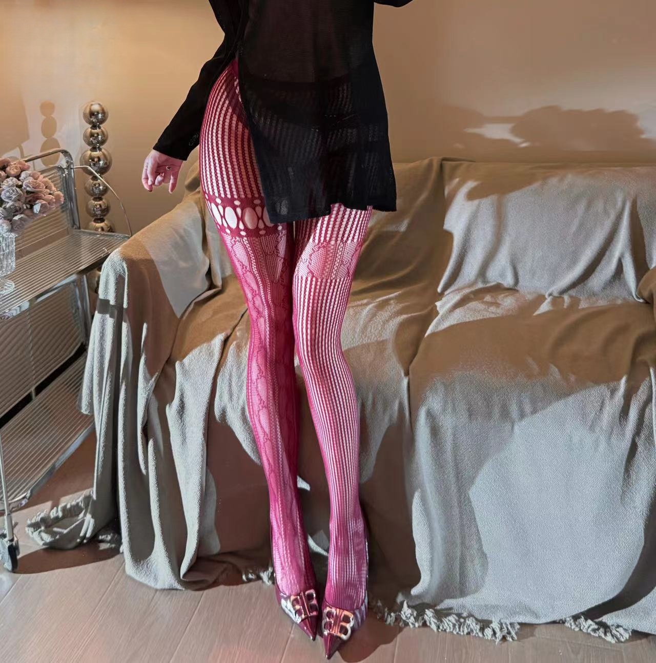 See-through Vintage AB-style L - Fishnet Stocking Women avaliação e preço