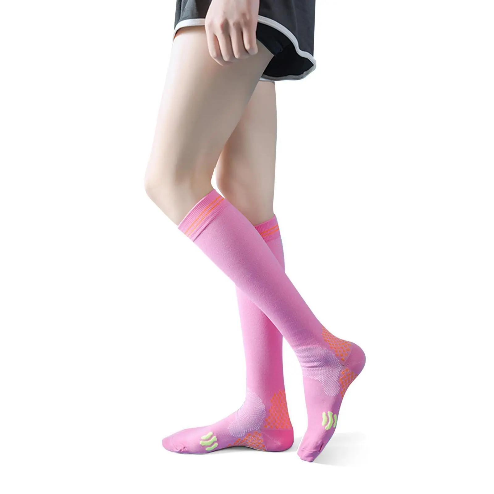 3 Pairs Compression Socks Unis - Knee High Sock Women avaliação e preço