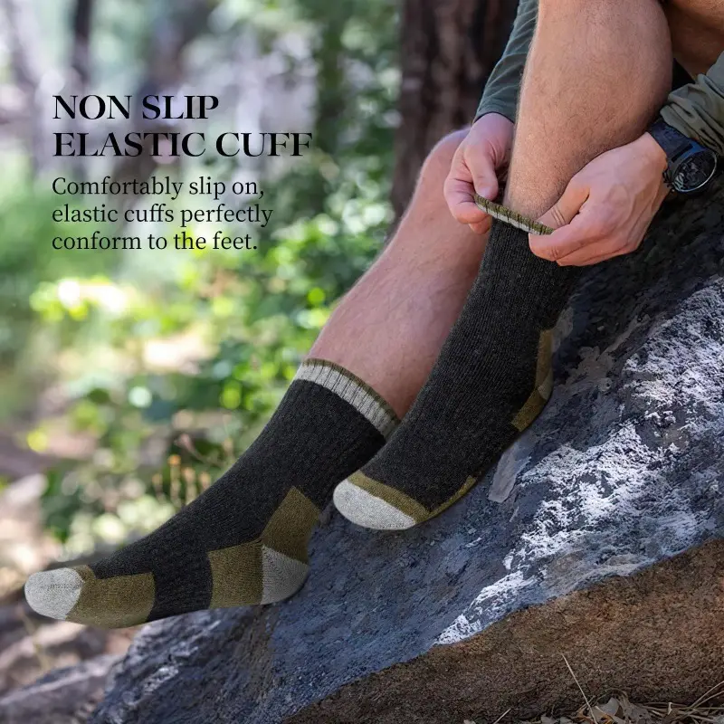 Winter Merino Wool Socks Thick - Wool Hiking Sock avaliação e preço