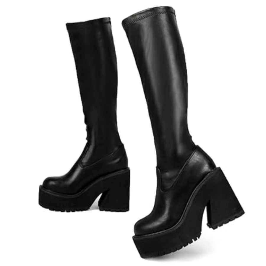AMINUGAL Womens Elastic Knee H - Knee High Sock Women avaliação e preço