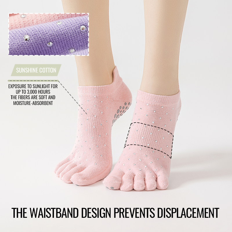 MiiOW Non-Slip Grip Pilates So - Toe Sock Split avaliação e preço