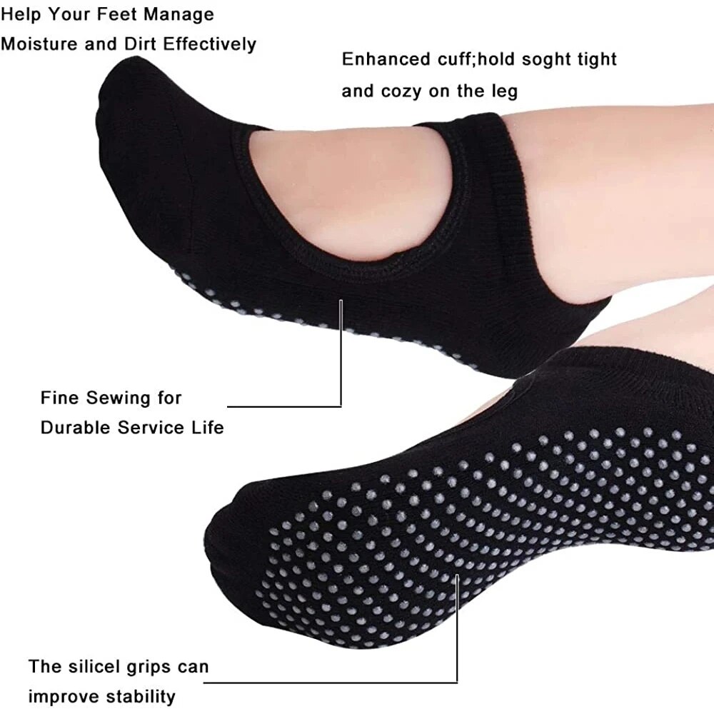 High Quality Women Yoga Socks  - Grip Sock Yoga avaliação e preço
