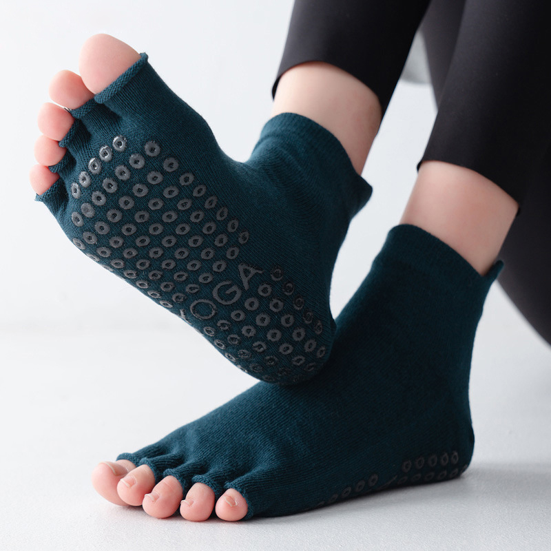Yoga Socks Half Toe Anti-Slip  - Grip Sock Yoga avaliação e preço