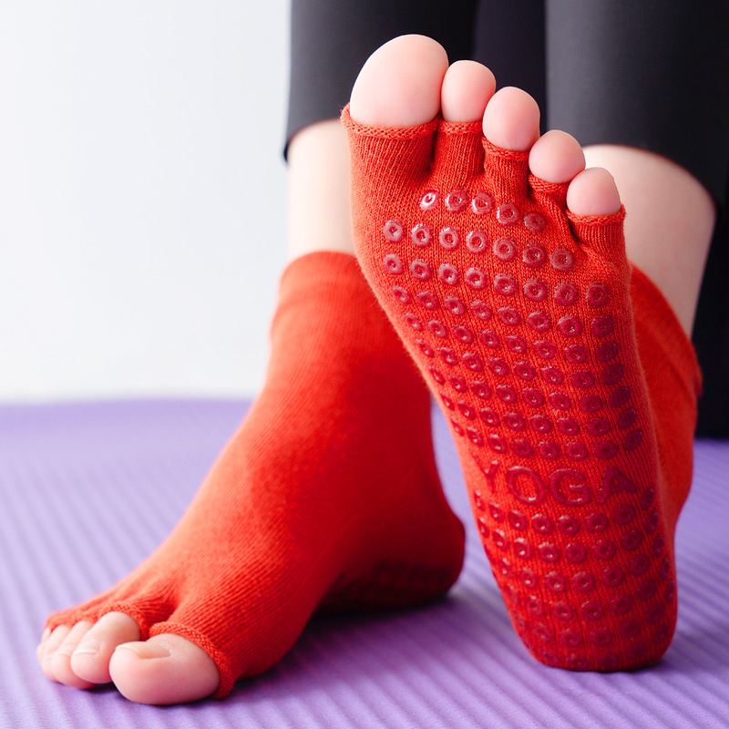 Yoga Socks Half Toe Anti-Slip  - Grip Sock Yoga avaliação e preço