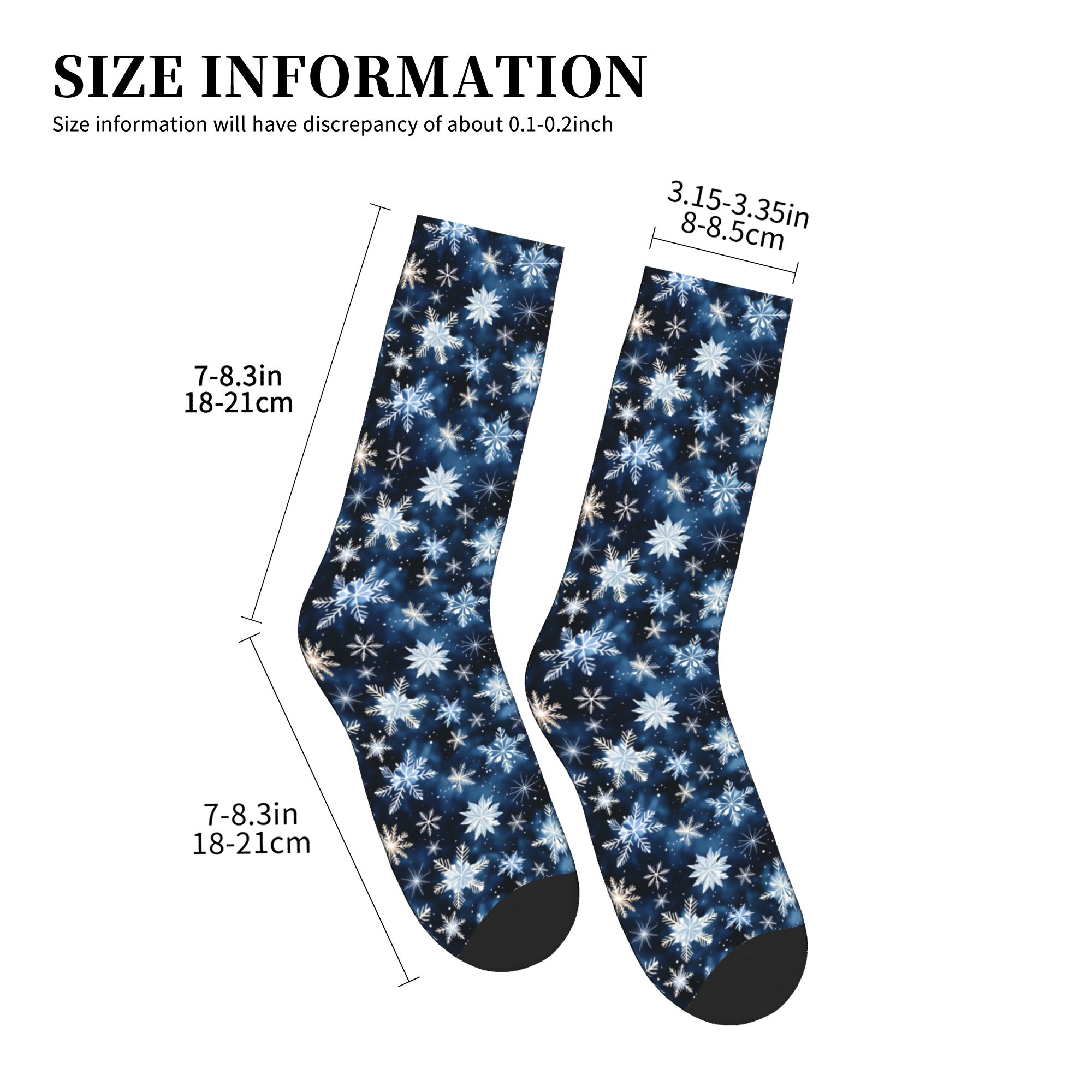 Navy Blue Snowflake Pattern Me - Dress Sock Men avaliação e preço