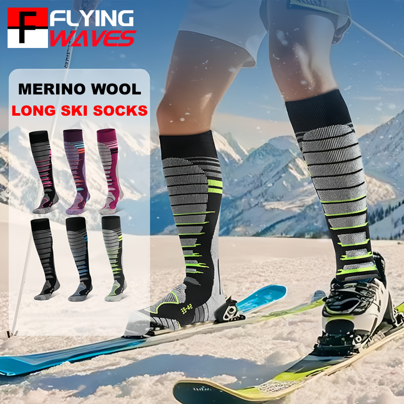 Merino Wool Ski Socks Cold Wea - Thermal Sock Winter avaliação e preço