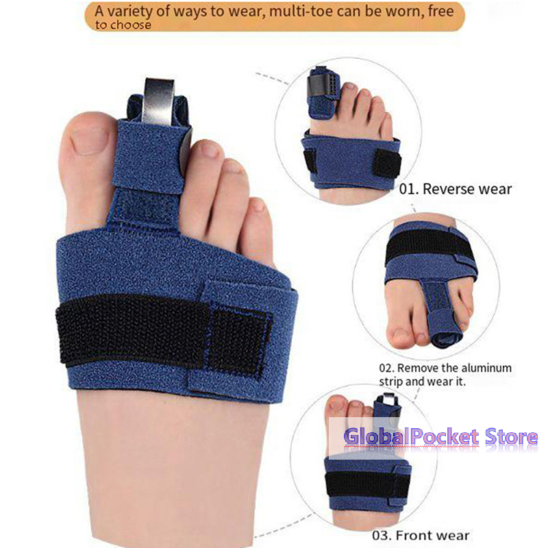 1Pcs Toe Corrector Toe Fractur - Ankle Brace Sock avaliação e preço