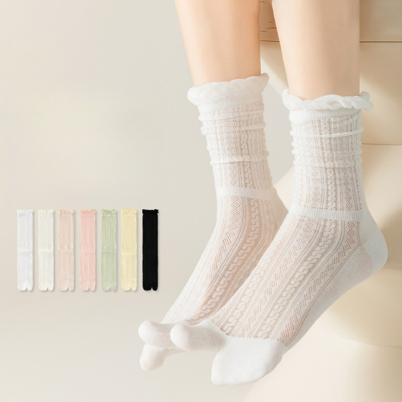 5 Pairs Split-toe Socks Women  - Toe Sock Split avaliação e preço