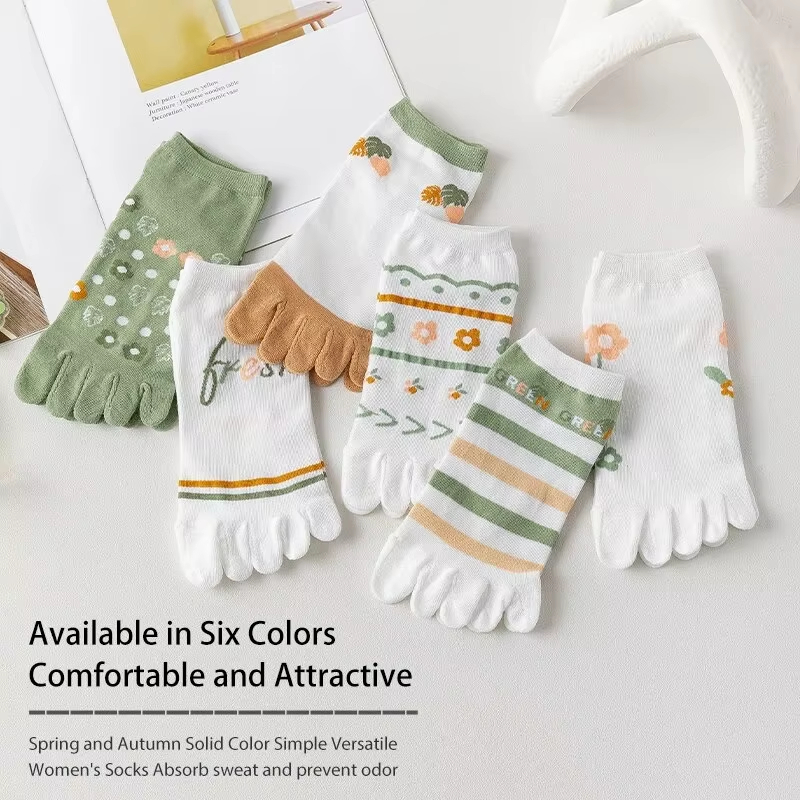 3 Pairs of Women's Spring and  - Toe Sock Split avaliação e preço