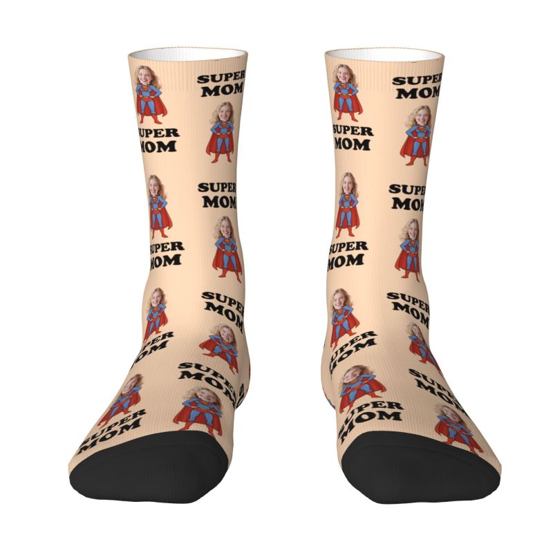 Super Mom Custom Mens Crew Soc - Dress Sock Men avaliação e preço