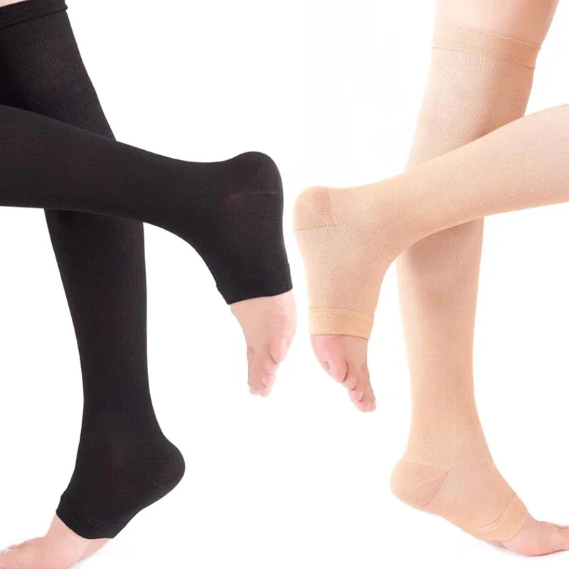 1 Pair Toe to Knee Compression - Compression Sleeve Calf avaliação e preço