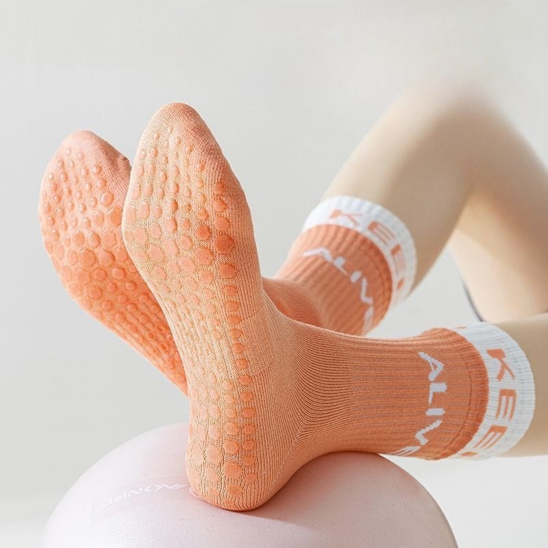 Women's Non-Slip Yoga Socks wi - Grip Sock Yoga avaliação e preço