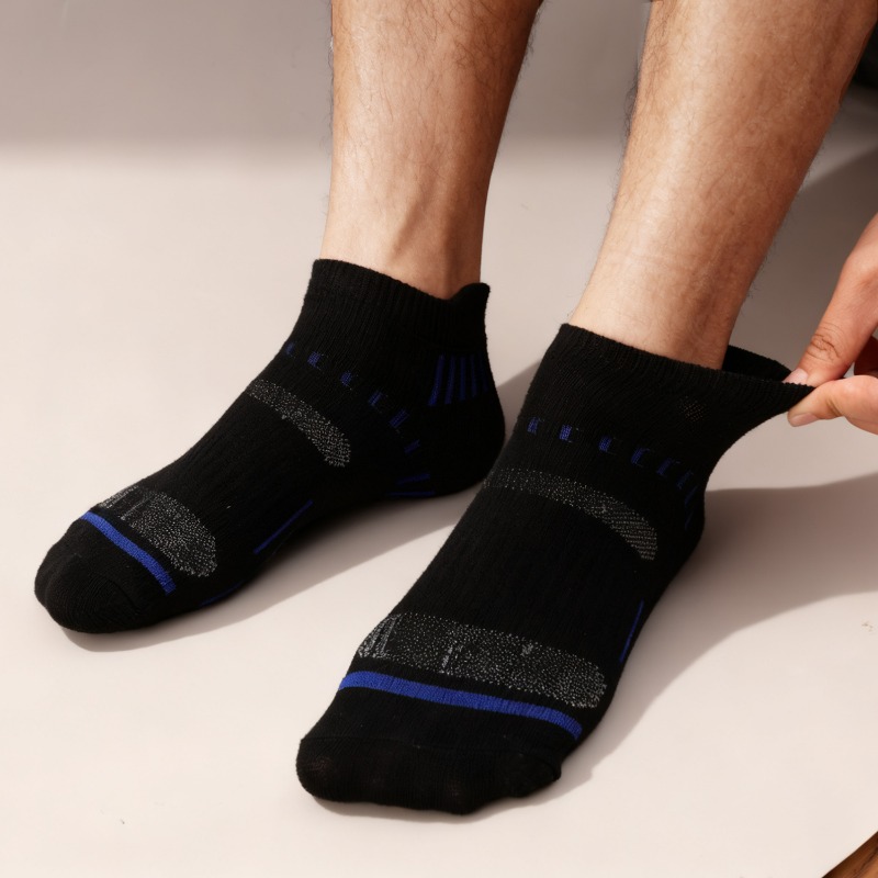 1-10pairs Breathable Mesh Men  - Ankle Sock Low Cut avaliação e preço