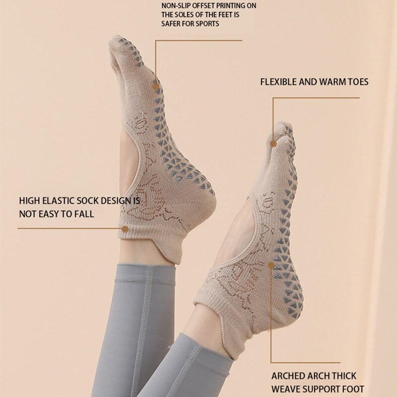 Women Yoga Toe Socks High Qual - Grip Sock Yoga avaliação e preço