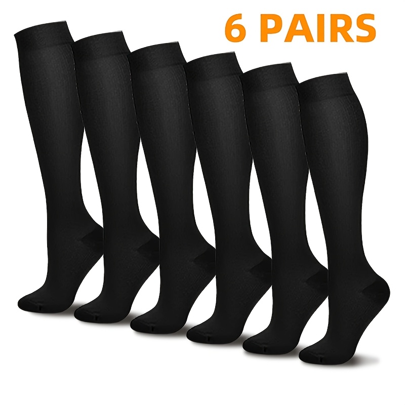 6 Pairs Mid-Calf Compression S - Wool Hiking Sock avaliação e preço