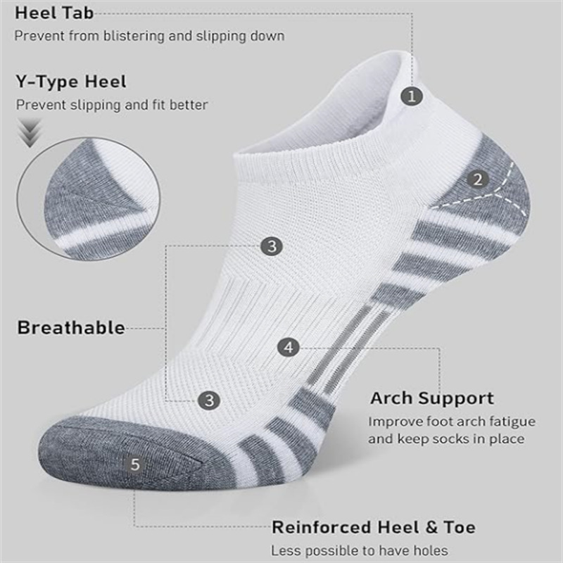 Unisex Cushioned Breathable An - Athletic Sock Cushion avaliação e preço