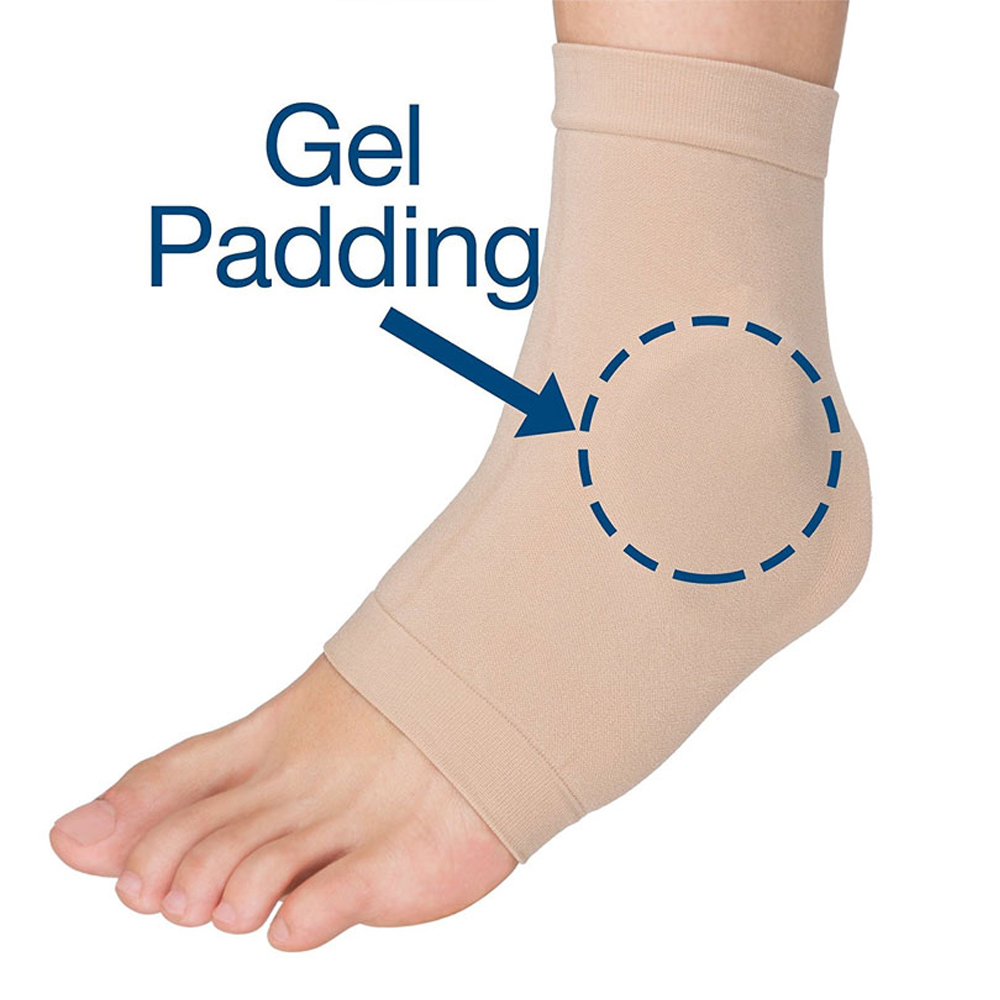 1Pair Boot Bumper Gel Pad Slee - Ankle Brace Sock avaliação e preço