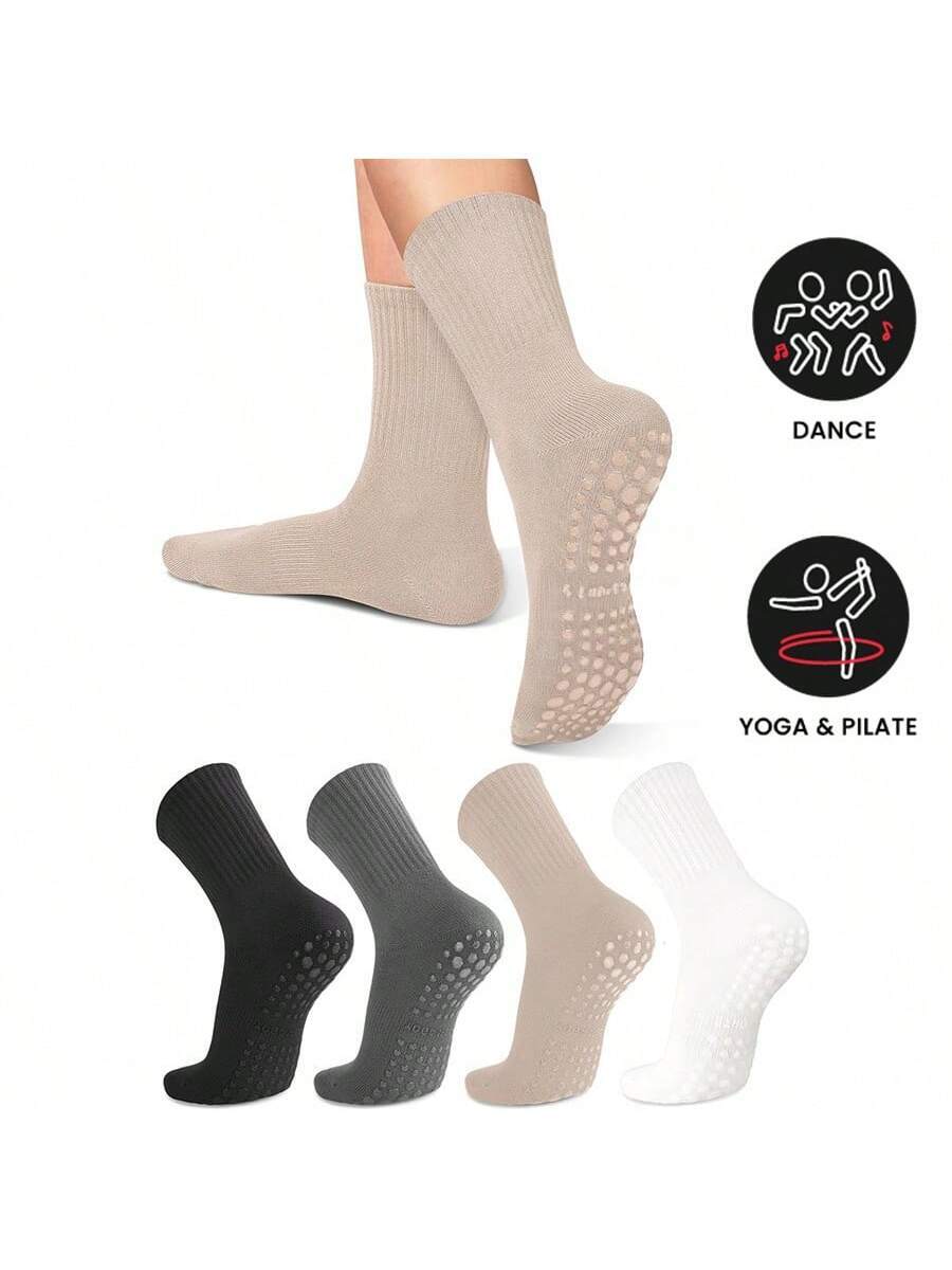 Womens Anti-Slip Yoga Socks Wi - Grip Sock Yoga avaliação e preço