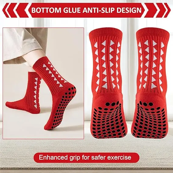 AMLANG Men's Non Slip Grip Soc - Grip Sock Yoga avaliação e preço