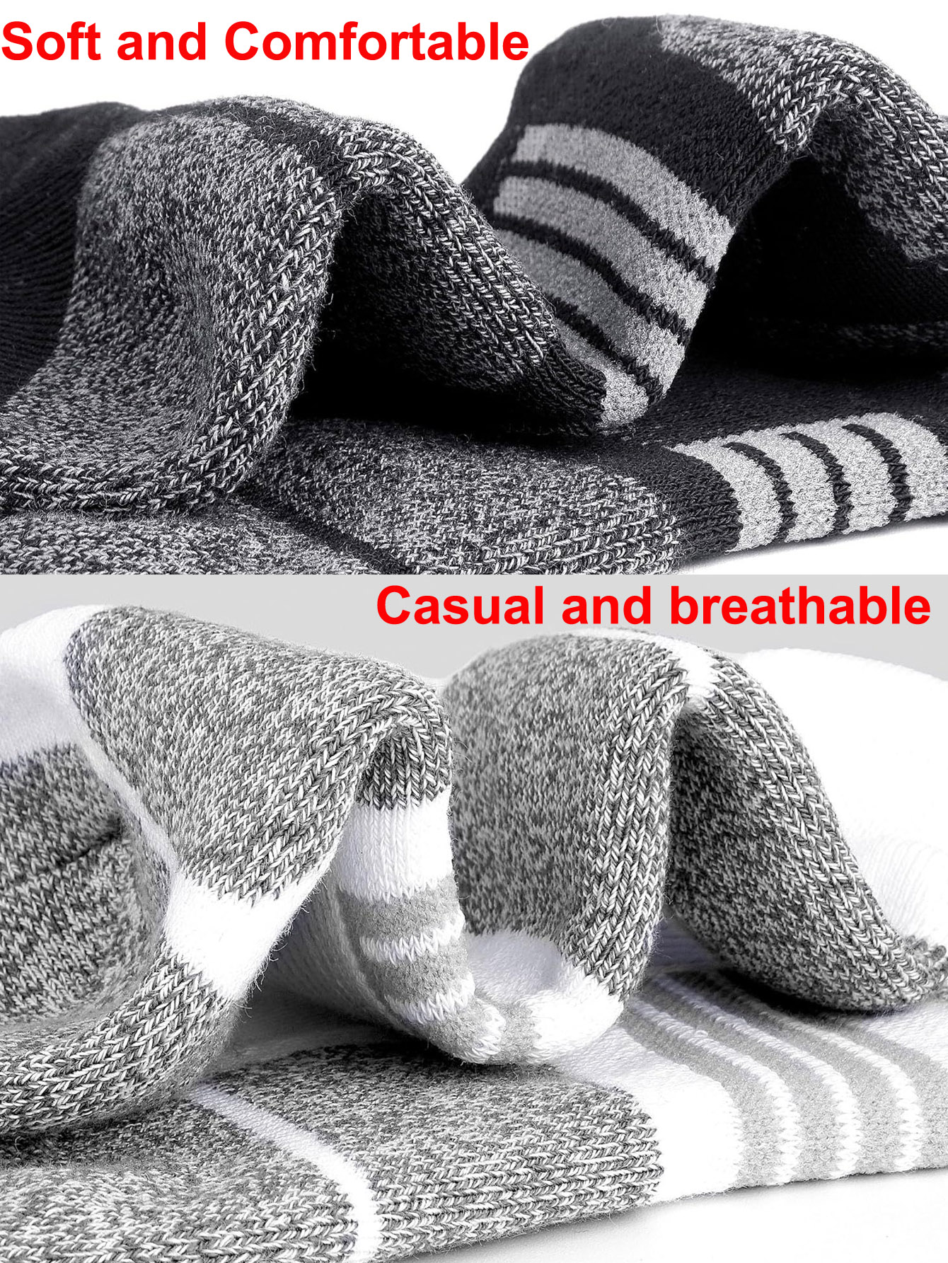 Men's Ankle Socks 6/12 Pairs B - Ankle Sock Low Cut avaliação e preço