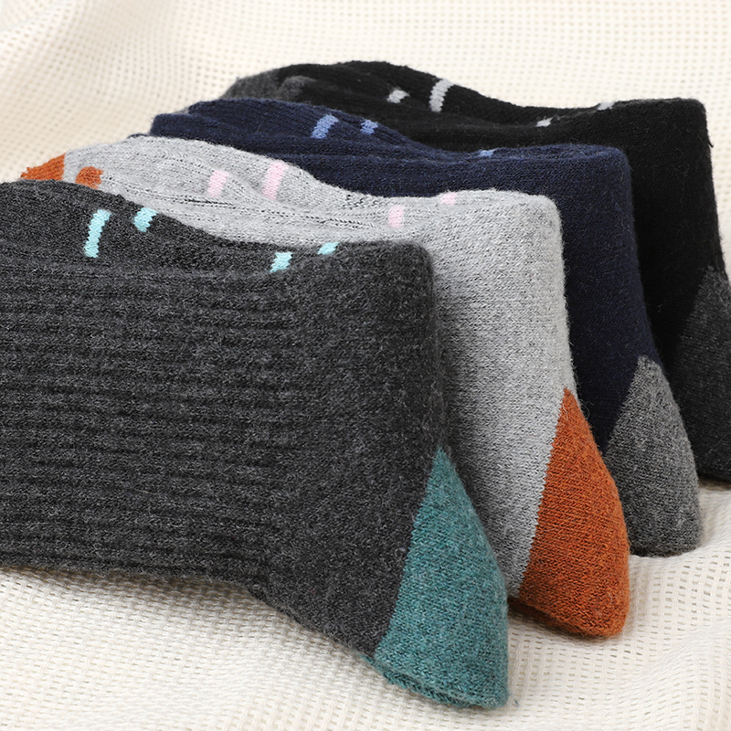 4Pairs Winter Women Mid Tube S - Wool Hiking Sock avaliação e preço