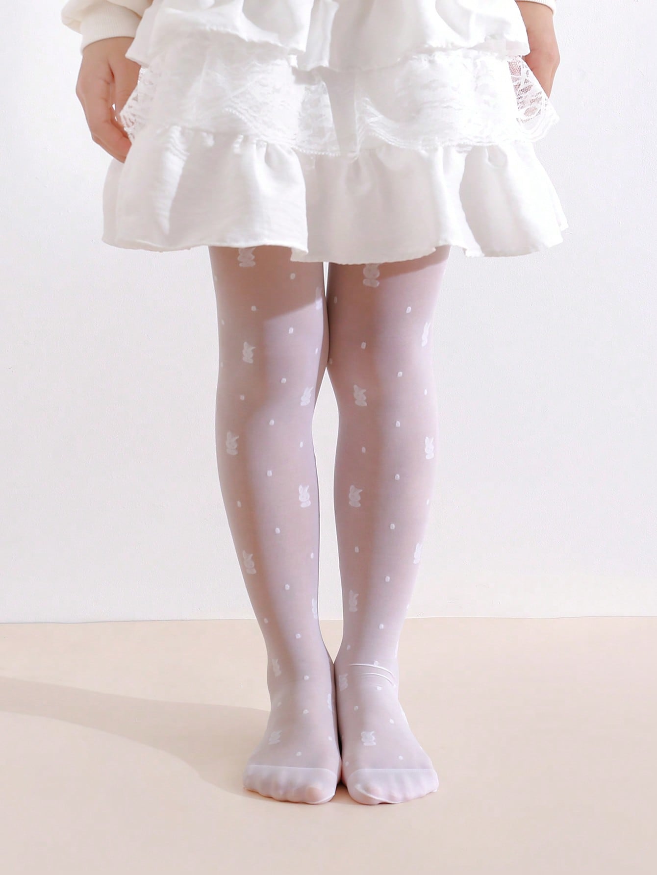 2Pack Toddler Girl Rabbit Prin - Tights Pantyhose Sheer avaliação e preço