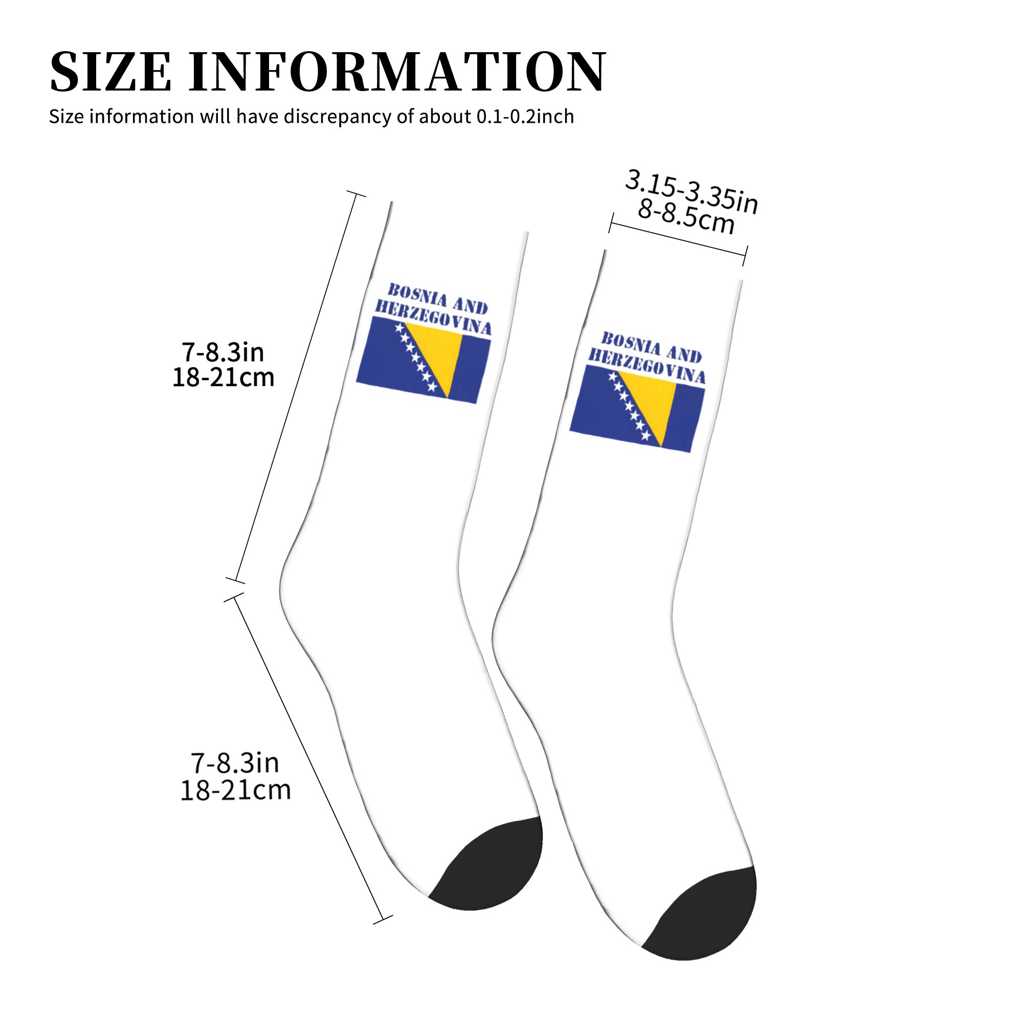 Novelty Mens Bosnia and Herzeg - Dress Sock Men avaliação e preço