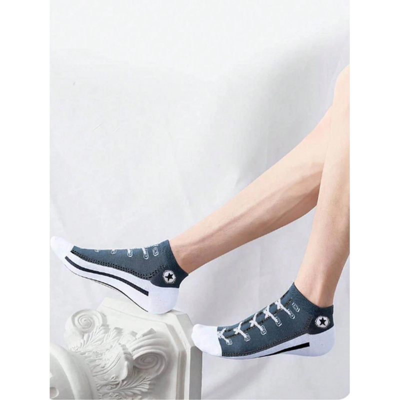 5/10 Pairs Multi-Color Breatha - Ankle Sock Low Cut avaliação e preço