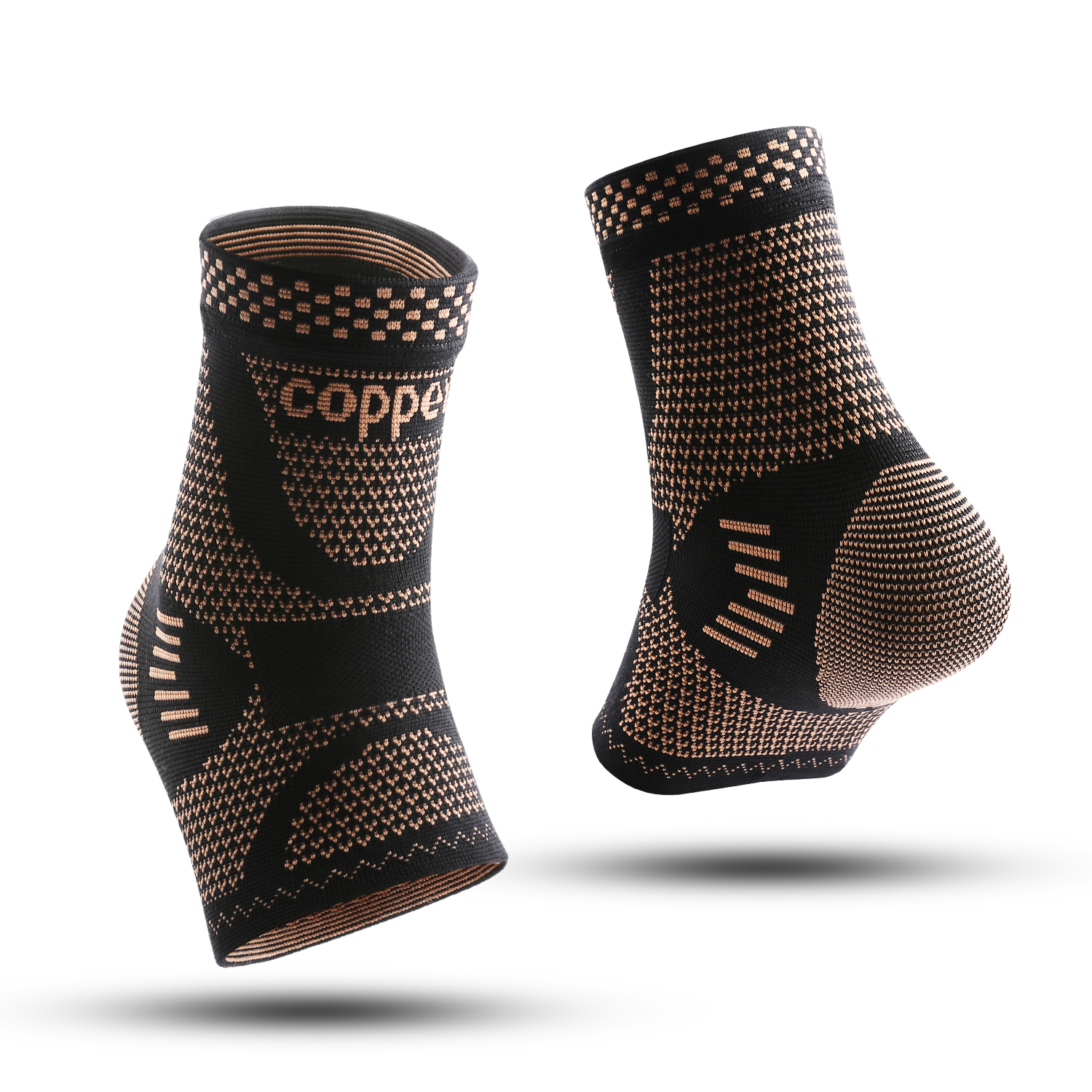 1/2 piece Copper Ankle Brace,I - Ankle Brace Sock avaliação e preço