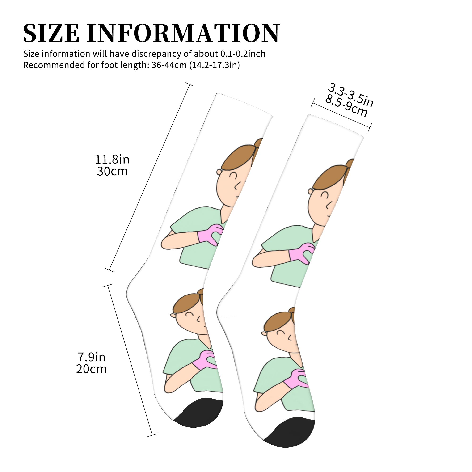 Harajuku Doctor Nurse Medical  - Compression Sock Medical avaliação e preço