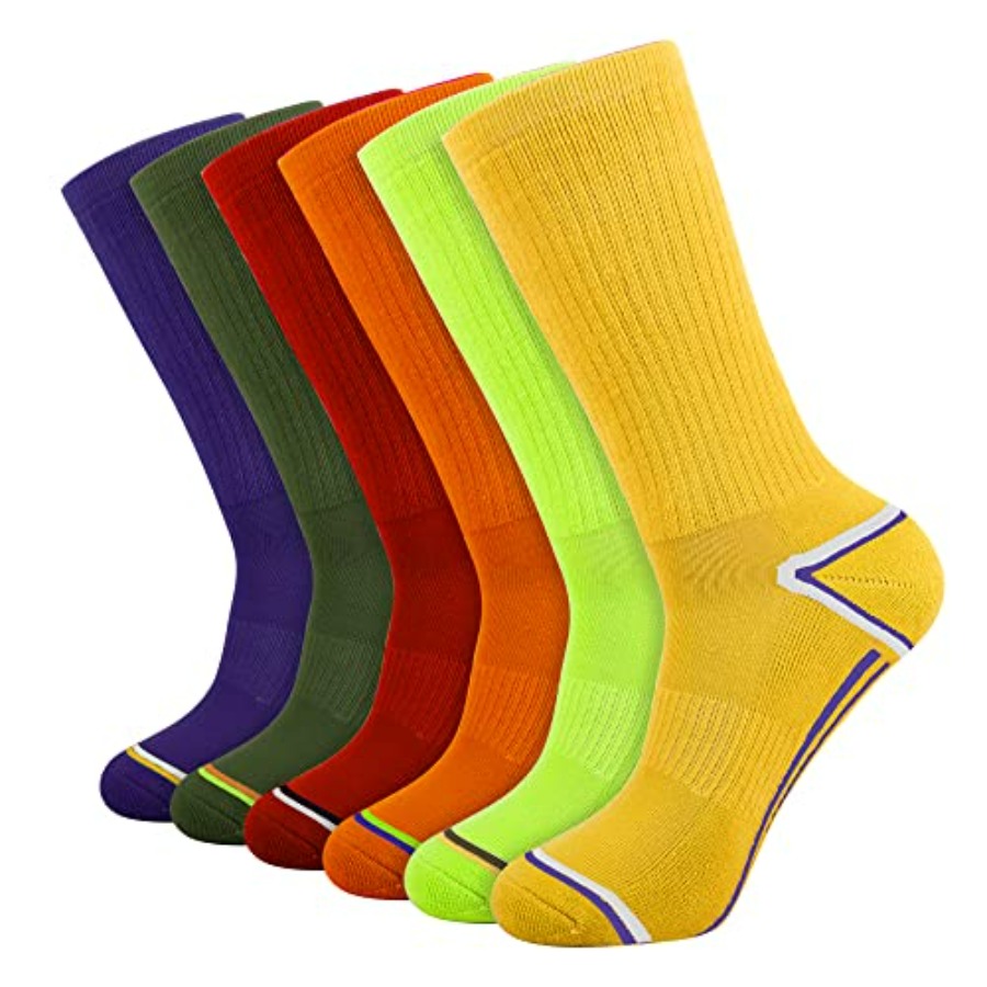 Mens 6 Pack Athletic Performan - Athletic Sock Cushion avaliação e preço