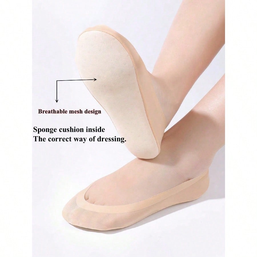 1/3 Pairs Women's Business Cas - Invisibility Sock Loafer avaliação e preço