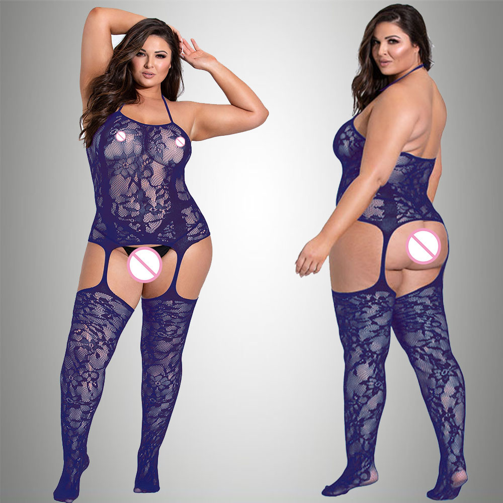 New Plus Size Bodystocking Bod - Fishnet Stocking Women avaliação e preço