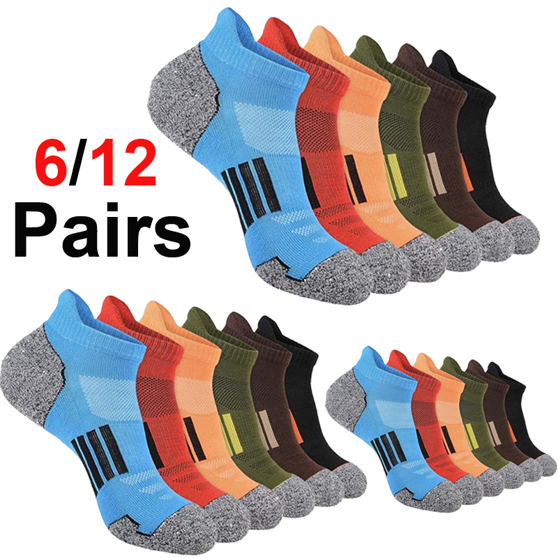 6/12 Pairs Men Vibrant Multico - Ankle Sock Low Cut avaliação e preço