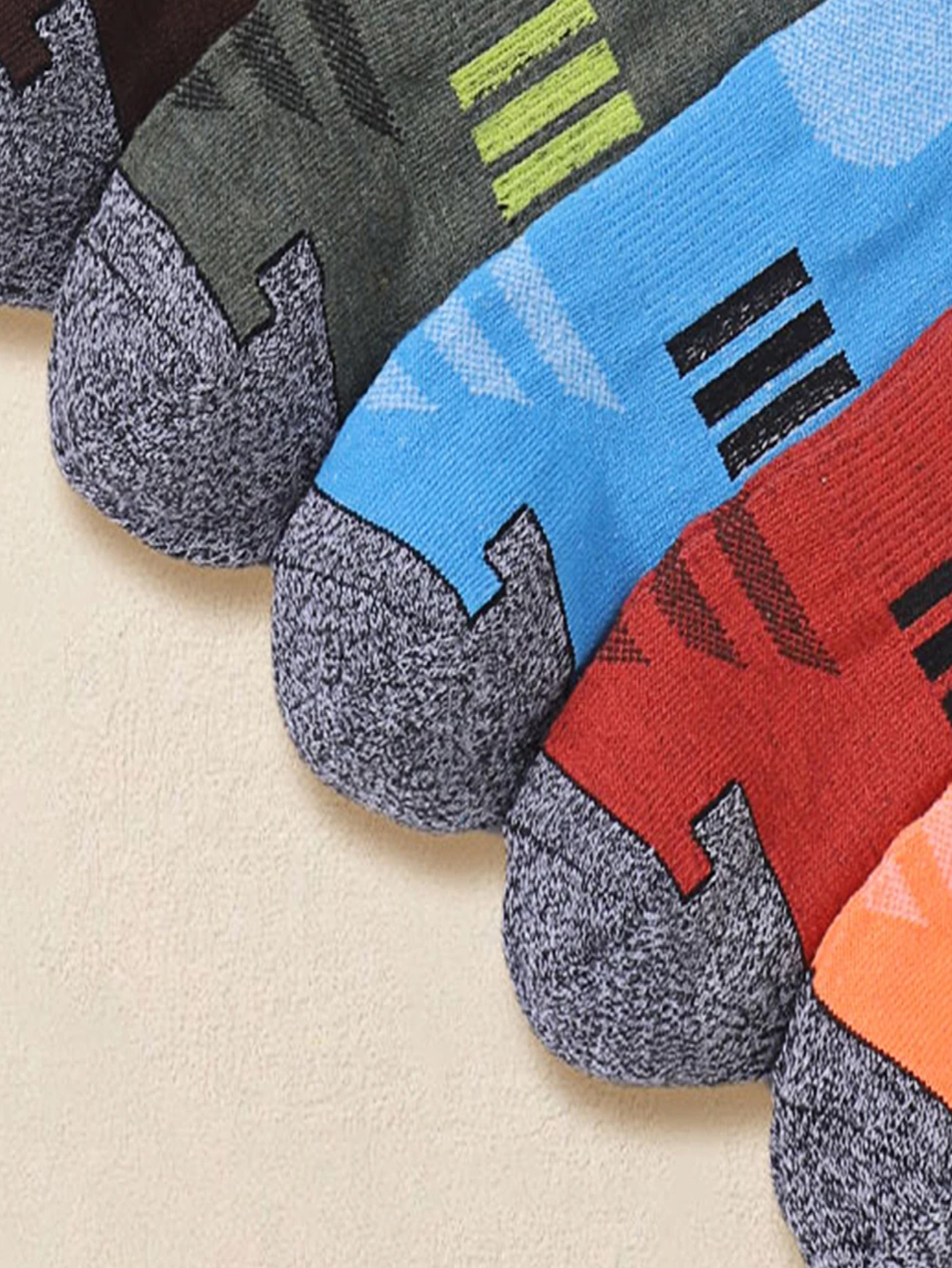 6/12 Pairs Men Vibrant Multico - Ankle Sock Low Cut avaliação e preço