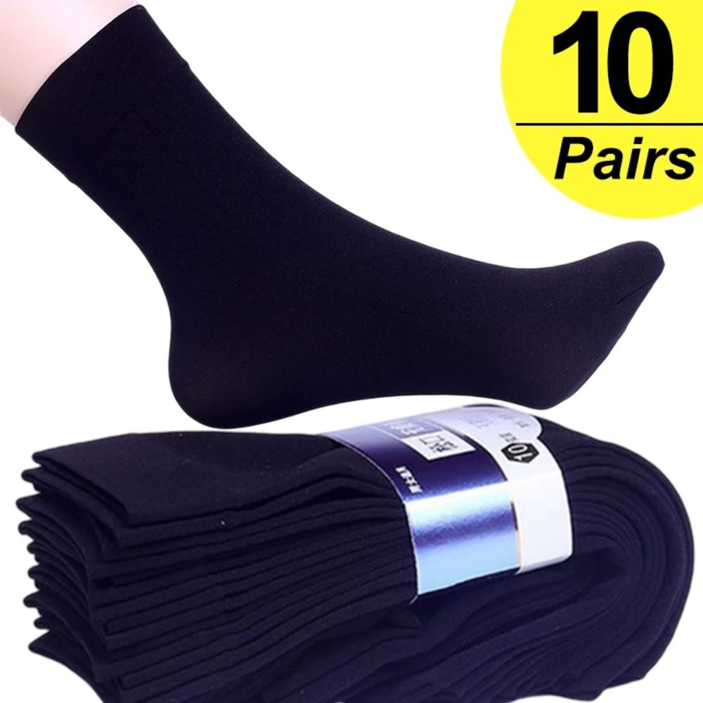 10pairs Fashion Breathable Men - Silk Sock Bamboo avaliação e preço