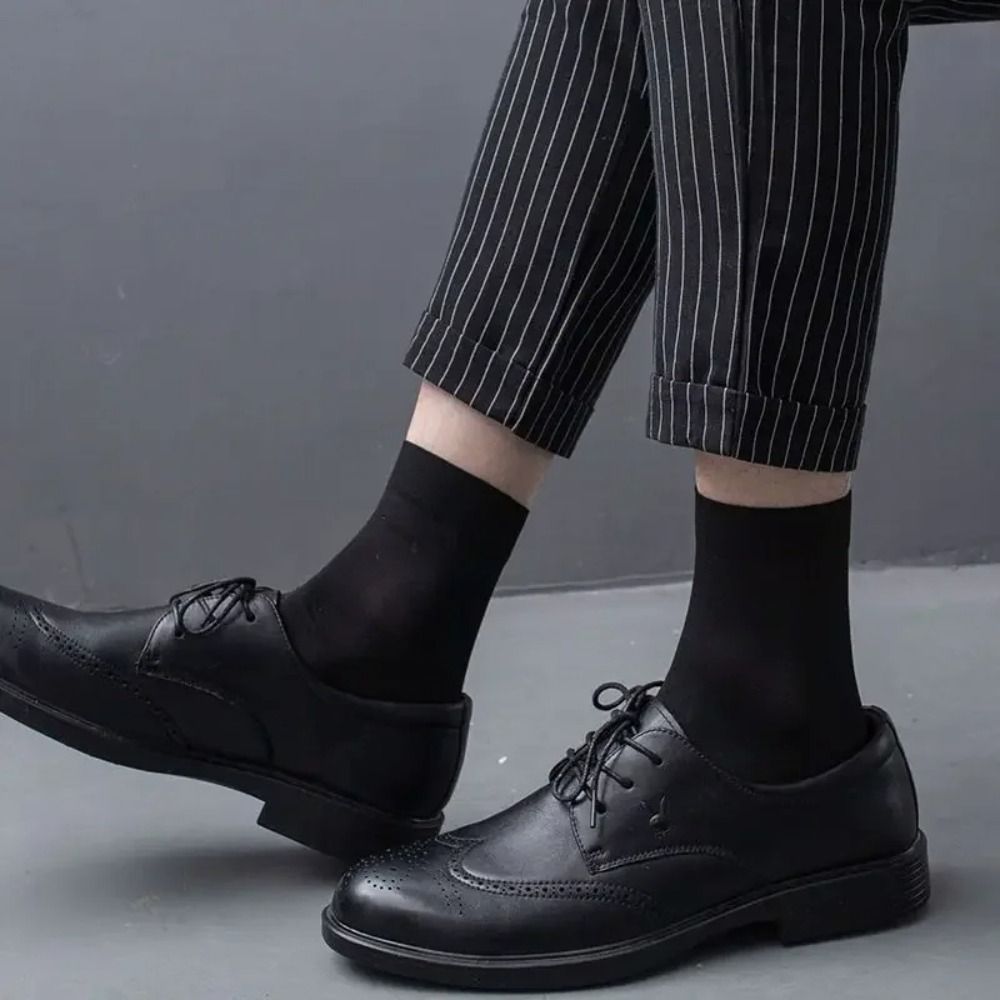 10pairs Fashion Breathable Men - Silk Sock Bamboo avaliação e preço