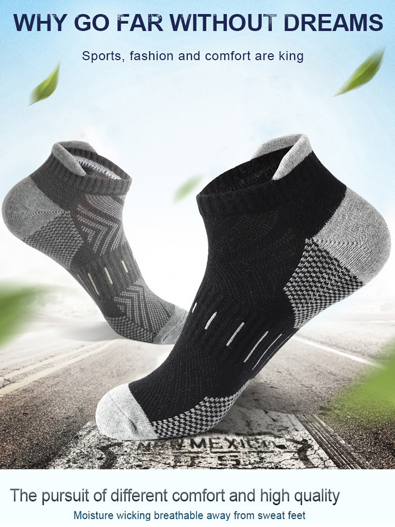 6Pairs Men's Arrow Print Ankle - Athletic Sock Cushion avaliação e preço