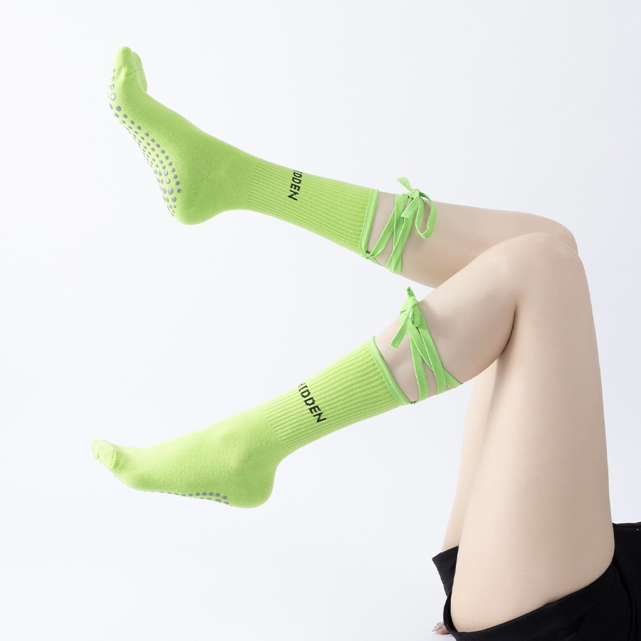 Women Bandage Yoga Socks Cotto - Grip Sock Yoga avaliação e preço