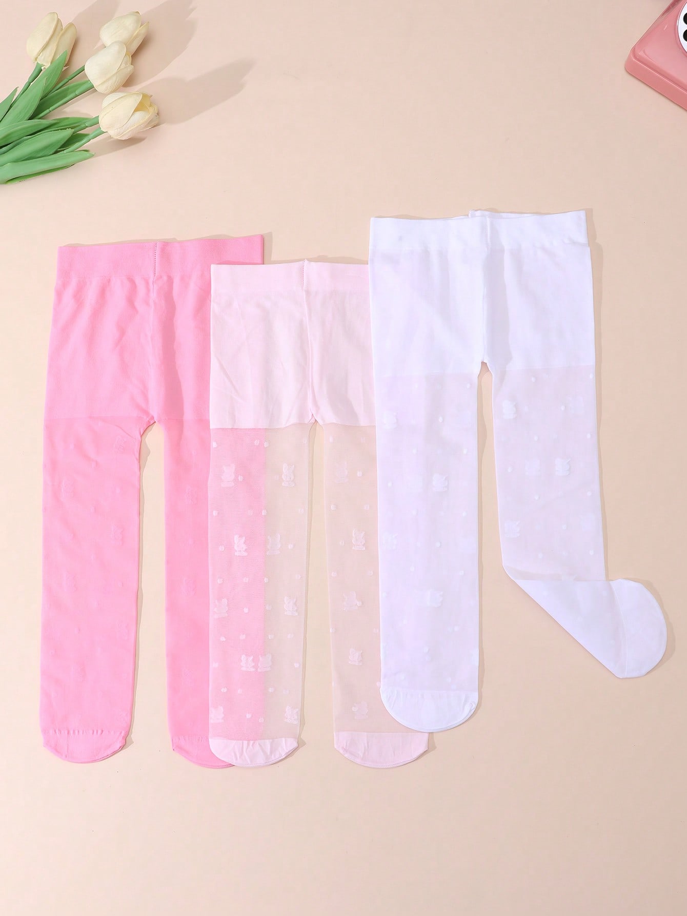 3Pack Toddler Girls Floral Pri - Tights Pantyhose Sheer avaliação e preço