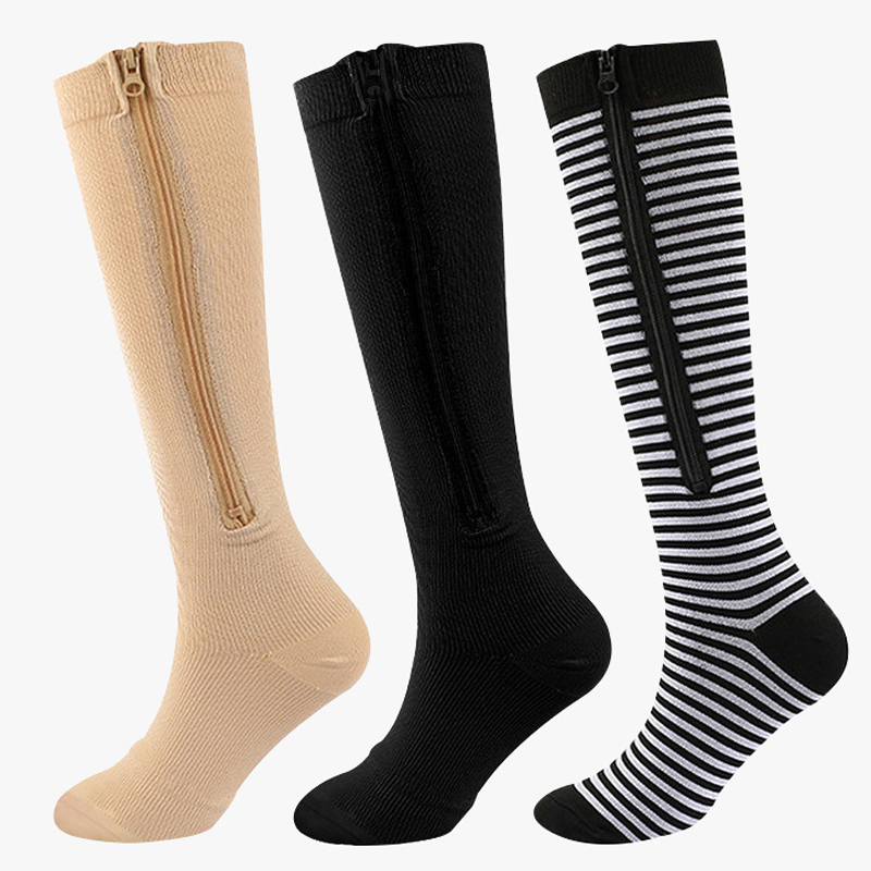 1 Pair Medical Zipper Compress - Compression Sock Medical avaliação e preço