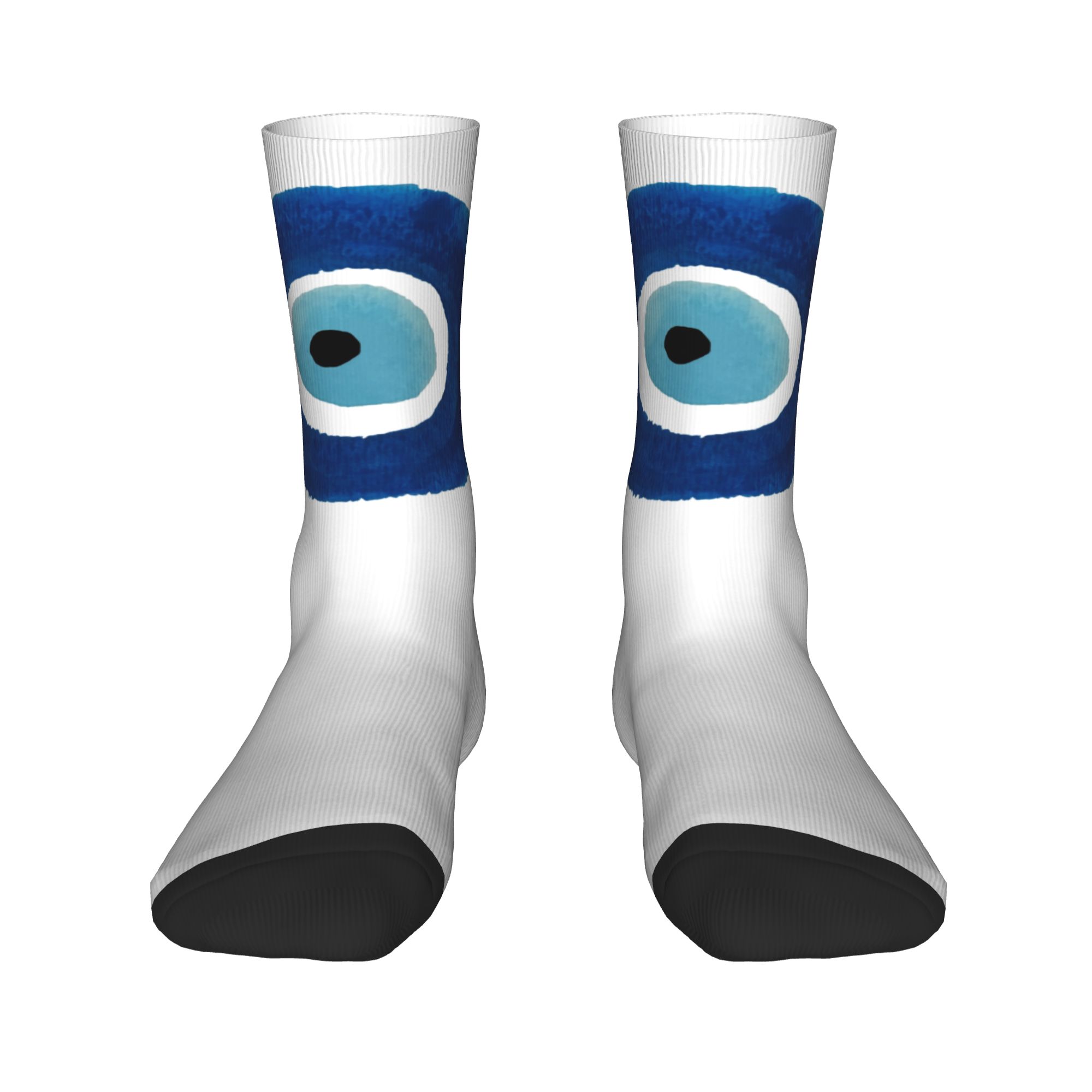 Custom Watercolor Evil Eye Naz - Dress Sock Men avaliação e preço