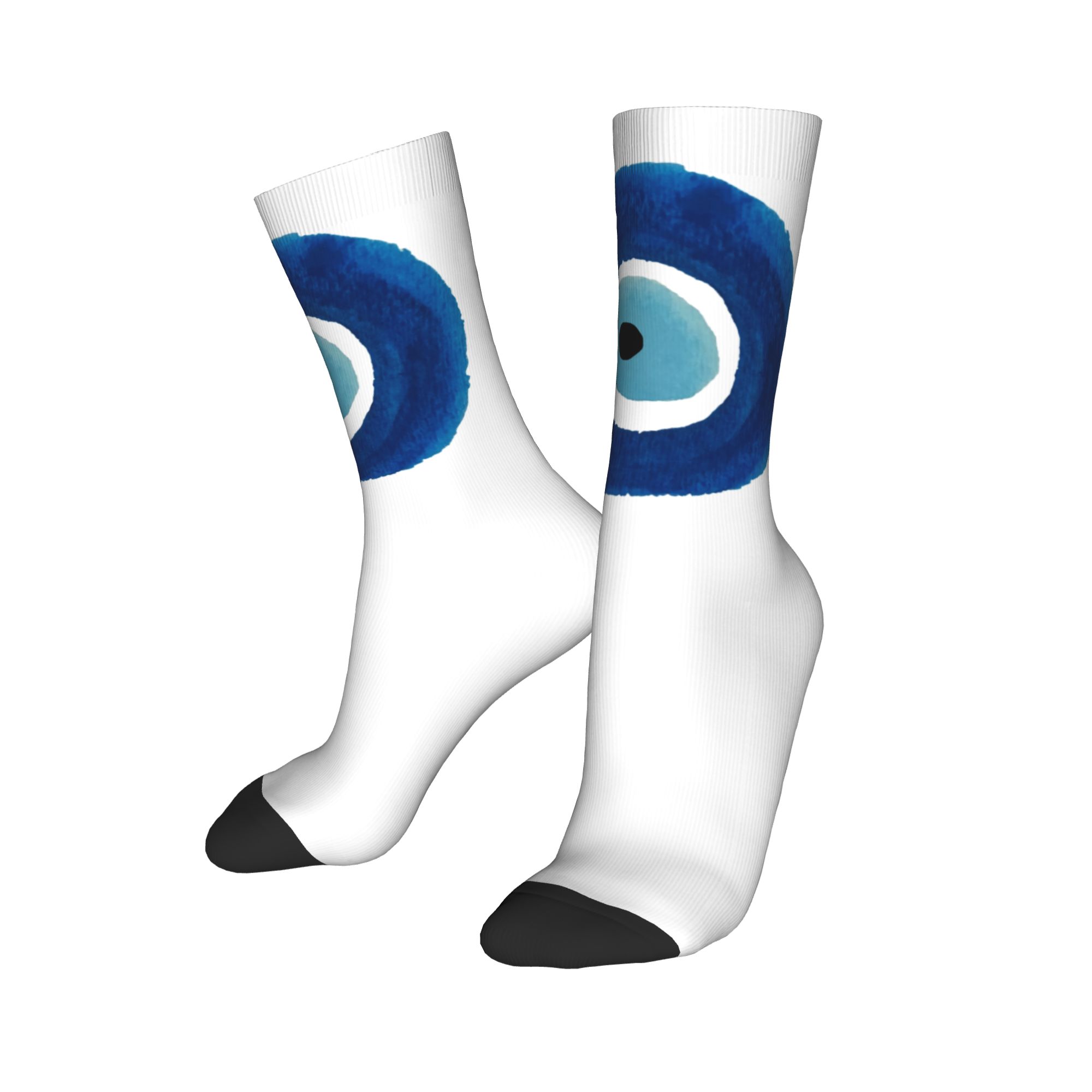 Custom Watercolor Evil Eye Naz - Dress Sock Men avaliação e preço