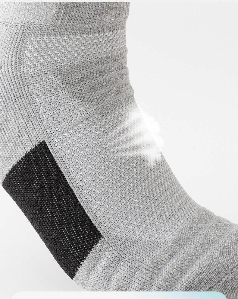 3 Pairs Breathable Mesh Athlet - Athletic Sock Cushion avaliação e preço