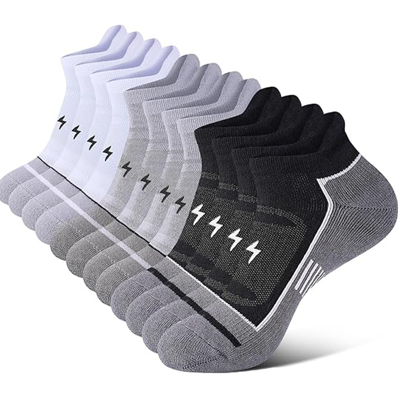 6 Pack Men's Athletic Socks Th - Athletic Sock Cushion avaliação e preço